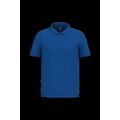 Polo piqué manga corta de algodón Royal Blue L