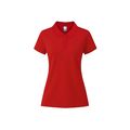 Polo Mujer Algodón Piqué Roj L