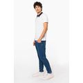 Polo bicolor hombre algodón