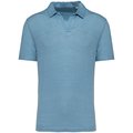 Polo 100% lino hombre Cool Blue M