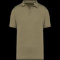 Polo 100% lino hombre Light Olive Green S