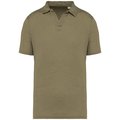 Polo 100% lino hombre Light Olive Green XXL