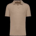 Polo 100% lino hombre Wet Sand L