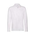 Polo Adulto Manga Larga 180g/m2 Bla Xl
