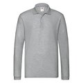 Polo Adulto Manga Larga 180g/m2 Gri S