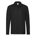 Polo Adulto Manga Larga 180g/m2 Neg L