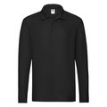 Polo Adulto Manga Larga 180g/m2 Neg M