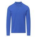 Polo adulto manga larga tejido piqué Azul Xxl