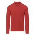 Polo adulto manga larga tejido piqué Roj M