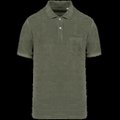 Polo ajustado eco hombre Organic Khaki S