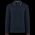 Polo ajustado manga larga hombre Navy / Red / White 3XL