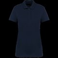 Polo de algodón de manga corta de chica Deep Navy S