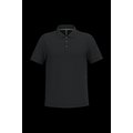 Polo de algodón manga corta para hombre Black 4Xl