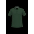 Polo de algodón manga corta para hombre Forest Green 4Xl