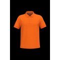 Polo de algodón manga corta para hombre Orange S