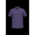 Polo de algodón manga corta para hombre Purple 4Xl