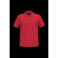Polo de algodón manga corta para hombre Red L