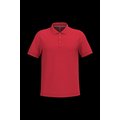 Polo de algodón manga corta para hombre Red Xl