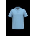 Polo de algodón manga corta para hombre Sky Blue L