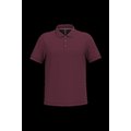 Polo de algodón manga corta para hombre Wine L