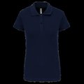 Polo algodón manga corta mujer Navy XXL