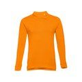 Polo Algodón Manga Larga Unisex Naranja S