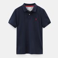 Polo de algodón orgánico Dark Sapphire S