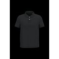 Polo algodón orgánico para hombre Black 4Xl