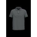 Polo algodón orgánico para hombre Iron Grey 4Xl
