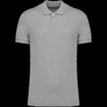 Polo algodón orgánico para hombre Moon Grey Heather S