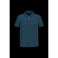 Polo algodón orgánico para hombre Peacock Blue 4Xl