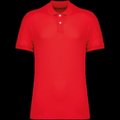 Polo algodón orgánico para hombre Poppy Red S