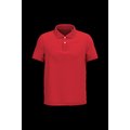 Polo algodón orgánico para hombre Poppy Red Xl