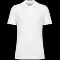 Polo algodón orgánico para hombre White L