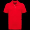 Polo algodón orgánico infantil Red 12/14 ans