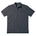 Polo de algodón peinado Dark Grey Xl