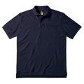 Polo de algodón peinado Navy 3XL