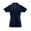 Polo Algodón-Poliéster Mujer Azul Marino S