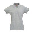 Polo Algodón-Poliéster Mujer Gris claro matizado XL
