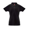 Polo Algodón-Poliéster Mujer Negro XL