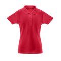Polo Algodón-Poliéster Mujer Rojo L