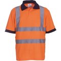 Polo alta visibilidad manga corta Hi Vis Orange S