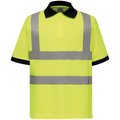 Polo alta visibilidad manga corta Hi Vis Yellow S
