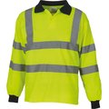 Polo alta visibilidad manga larga Hi Vis Yellow S