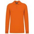 Polo Antibacteriano Hombre Orange L