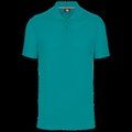 Polo Antibacteriano Hombre uso profesional Teal Blue 5XL