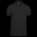 Polo atemporal manga corta hombre Black 3Xl