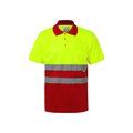 Polo con bandas reflectantes Rojo/Amarillo 5Xl