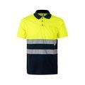 Polo con bandas reflectantes