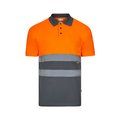 Polo con bandas reflectantes